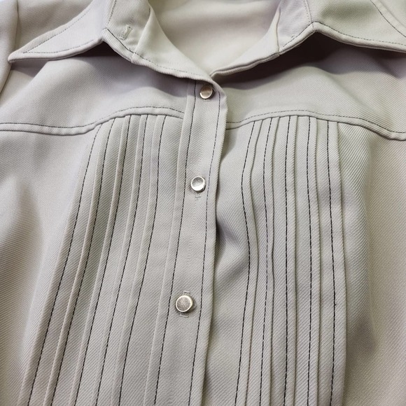 Vintage 1960s Plaza South Polyester Houndstooth Brown Dress Size Small - Picture 12 of 12